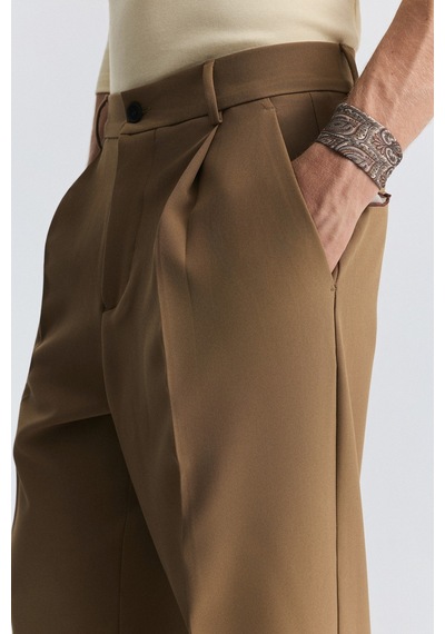 Antioch Mevsimlik Ceket Ve Pantolon Takım Camel