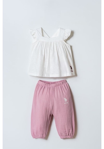 U.S. Polo Assn. U.s. Polo Assn Kız Bebek 2'li Takım Lila-2522
