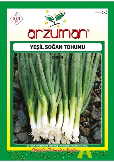 Beyaz Bilek Yeşil Soğan Tohumu 5 Gr