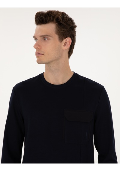 Pierre Cardin Erkek Lacivert Sweatshirt 50315760-vr033 Lacivert
