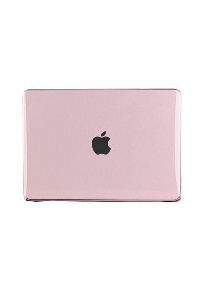 Apple Macbook Neo Şeffaf Macbook Kapak - Pembe Çok Renkli