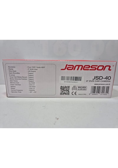 Jameson Dvr Kamera - Jameson Jsd-40 - Araç İç Dış Kayıt , Park Kameralı Hareket Sensörlü Dvr Kamera