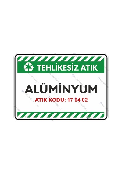 Alüminyum Atık Kodu: 17 04 02