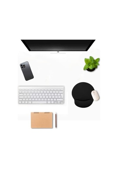 Black Deer Siyah Bilek Destekli Mouse Pad,ergonomik Kaymaz Taban,oyun Ve Ofis İçin Fare Altlığı,suya Dayanıklı Siyah