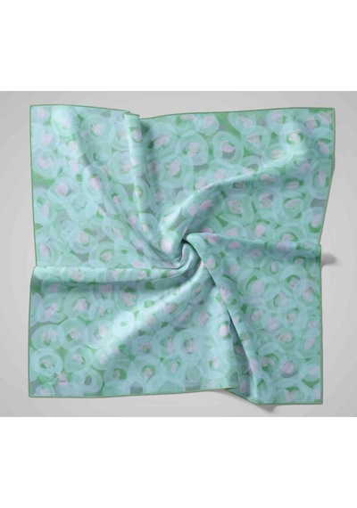 Silk Home Soft Eşarp 73098-09 Turkuaz, Cam Göbeği, Uçuk Mavi