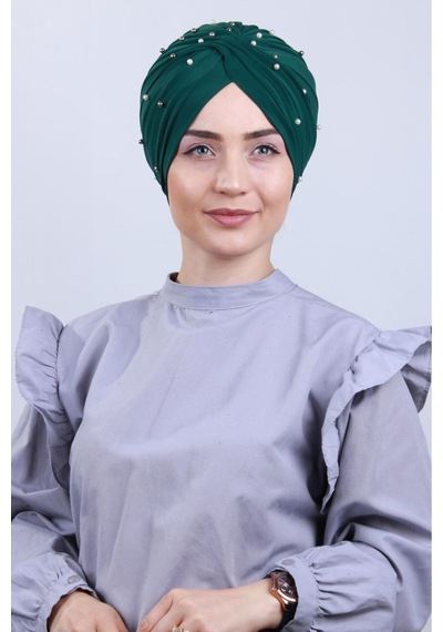 Melodi Scarf Kadın Tesettür İncili Taşlı Vera Dış Bone Zümrüt Yeşili Zümrüt Yeşili Melodi Scarf Kadın Tesettür İncili Taşlı Vera Dış Bone Zümrüt Yeşili Zümrüt Yeşili