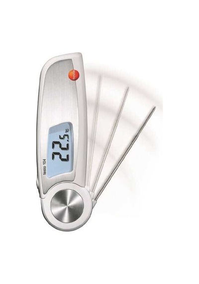 Testo 104 Katlanabilir Problu Su Geçirmez Termometre