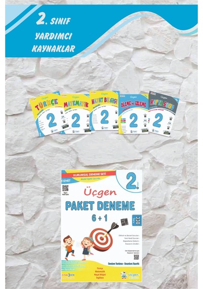 Üçgen 2.sınıf Beceri Temelli İlkokul Yolculuğu Seti+paket Deneme 6+1-2024