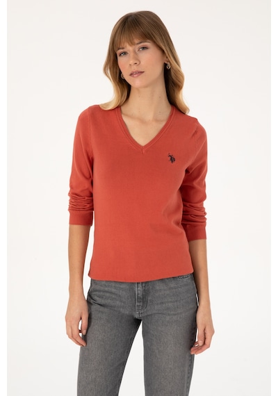 U.S. Polo Assn. U.s. Polo Assn. Kadın Gül Kurusu Kazak /triko 50313590-vr026 Gul Kurusu