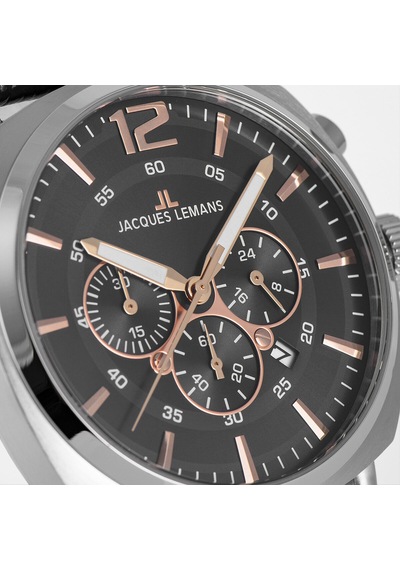 Jacques Lemans Lugano 1-1645j Erkek Kol Saati Gri