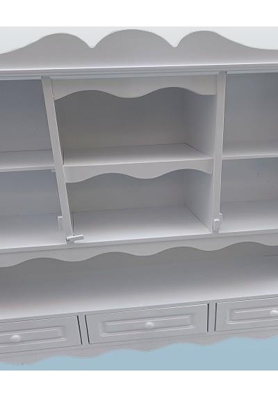 Hobi Adn 90353 Dekoratif Mutfak Dolap 3çekm Terek Mdf Parlak Beyaz Lake El Yapım Hobi Adn 90353 Dekoratif Mutfak Dolap 3çekm Terek Mdf Parlak Beyaz Lake El Yapım