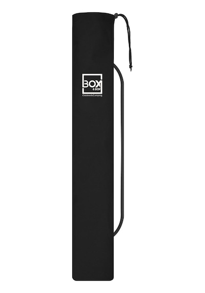 Box&box Alüminyum Katlanabilir Kamp Sandalyesi Siyah Siyah