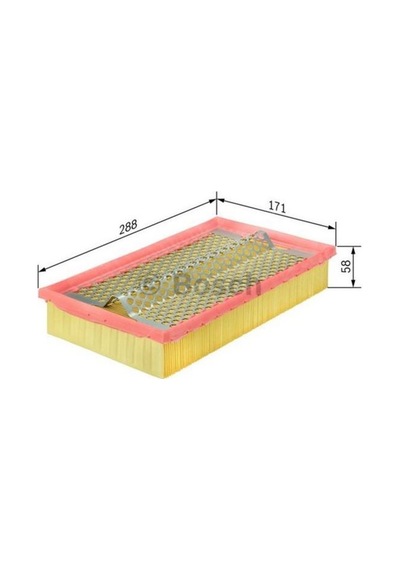 Bosch 1457429875 Hava Filtresı Mercedes W201 W204 83-