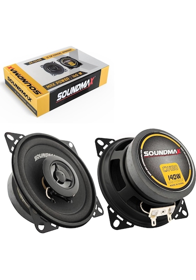 Soundmax Cx-420-140w Max Power-tweeterlı 10 Cm Kapı Hoparlörü-2 Adet