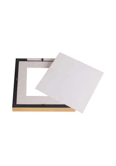 13x13cm Yapışkanlı Sök Tak Paspartulu Pola Çerçeveler - 3'lü Gold Çerçeve