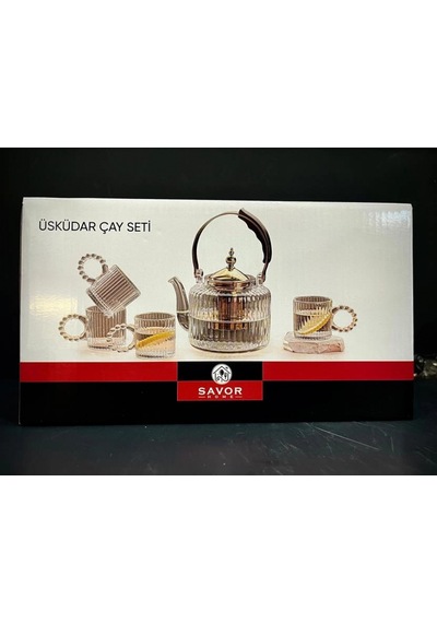 Esonez Üsküdar Çay Takımı 5'li Çok Renkli