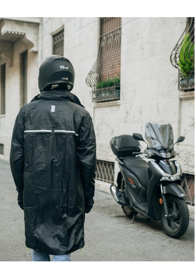Oj Compact Over Parka Yağmurluk Siyah