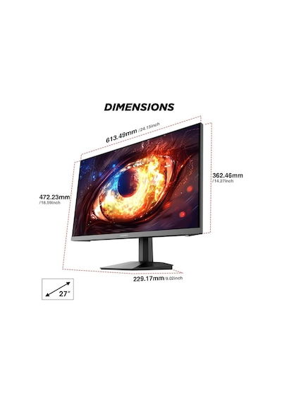 Koorui G2711p 27" 1 Ms Full Hd Ips 200 Hz Oyuncu Monitörü