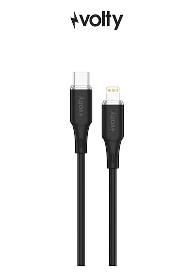 Type-c To Lightning İphone Şarj Kablosu 30w Pd Hızlı Şarj, 480mbps, 1.2m Siyah-v0207003
