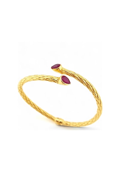 Altınbeyı 22 Ayar Altın Kelepçe Bilezik Pembe Taşlı 11.50 Gram Aby22klp003