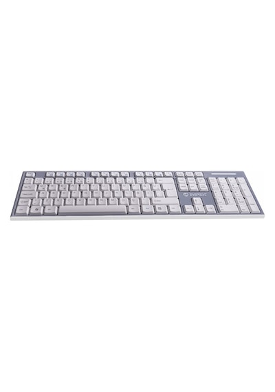 Everest KM-6063 Beyaz/Gri Kablosuz Q Multime  ia Klavye + Mouse S