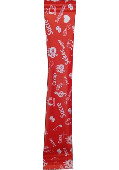 Merpak Ambalaj Stick Toz Şeker Kırmızı 2000 x 3 G