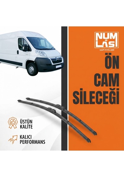 Citroen Jumper Panelvan 2007-2014 Ön Cam Silecek Takımı Numlas-a Kalite-nm0136