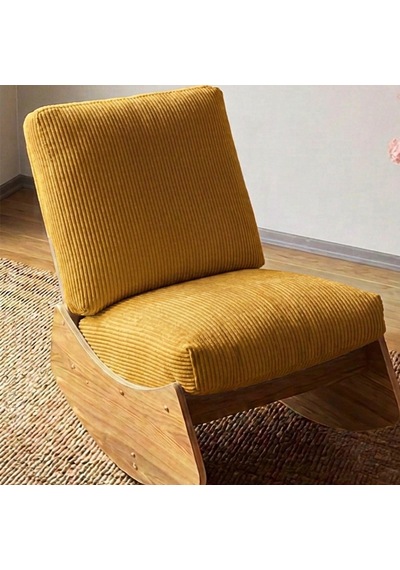 Comfort Sallanır Koltuk Tv Koltuğu Sallanan Berjer Sandalye Sarı