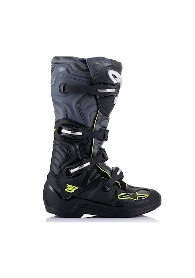 Alpinestars Tech 5 Kros Motosiklet Botu Gri Sarı