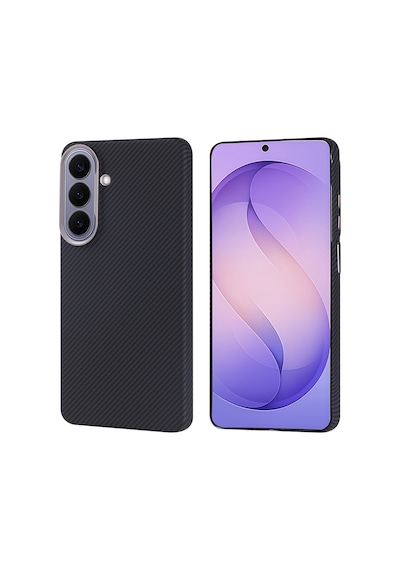 Kilifone - Galaxy S26 Plus Uyumlu Kılıf Magsafe Özellikli Karbon Fiber Görünümlü Nekst Kapak - Siyah - T43490