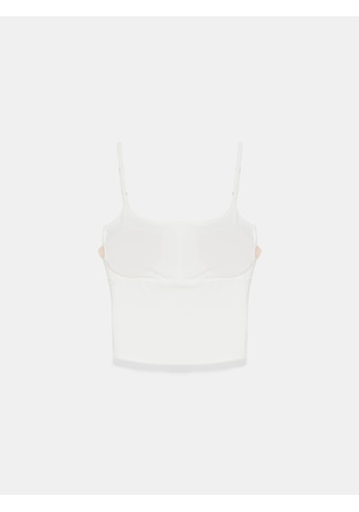 Dilvin 21200 Bra-free Askılı Top-ekru