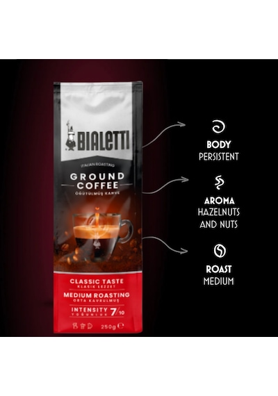 Bialetti Classico Öğütülmüş Kahve 250 Gr - N Filtre