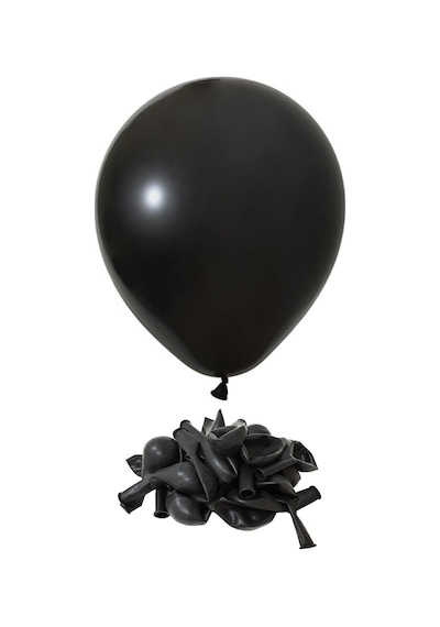 18 İnç Siyah Jumbo Büyük Boy Balon 45 Cm