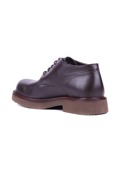 Shoetyle - Hakiki Deri Kahverengi Kısa Erkek Bot - 666-58-04-1457 Siyah