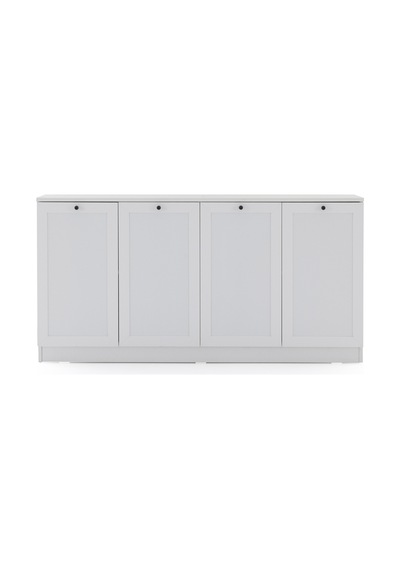 Terra Konsol 160x80x43 Beyaz - Modern Tasarım Antrasit