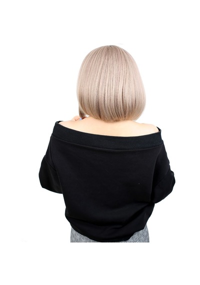 Kahkülsüz Düz Kısa Fiber Sentetik Peruk / Küllü Bebek Sarı - Grsy-462239 Renkli