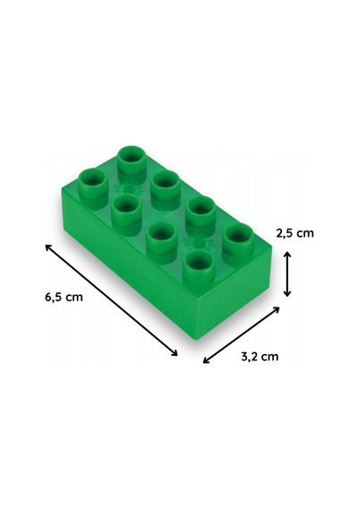 03 555 Makro 6 Renkli Tuğla Bloklar