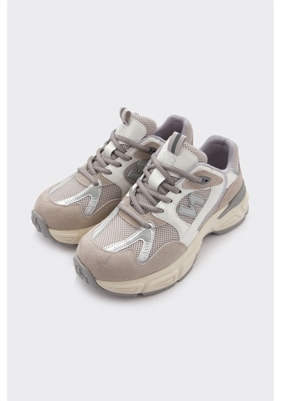 Derinet Comfort Taban Bağcıklı Kadın Sneaker Gri GRİ