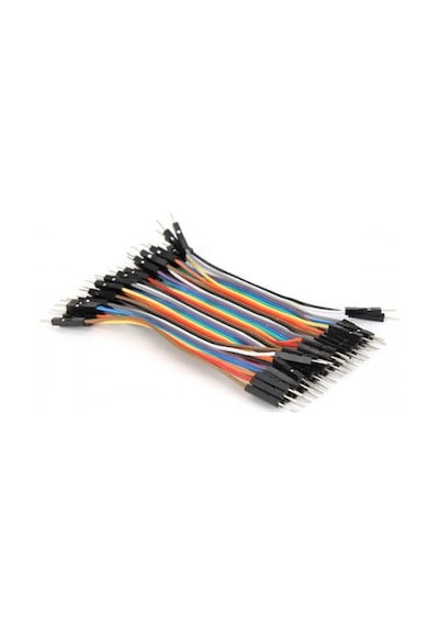 40 Pin 10Cm Erkek Erkek Dupont Jumper Kablo