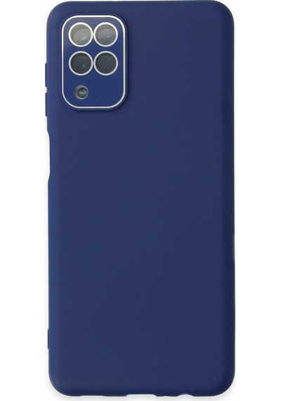 Flzdgnkr Newface Samsung Galaxy A22 Kılıf Lansman Glass Kapak - Sky Blue