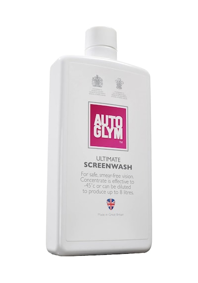 Autoglym Ultimate Screenwash, 500 Ml, Otomobiller İçin Konsantre Ekran Yıkama, 8 Litreye Kadar - 45 C'ye Kadar, Kış