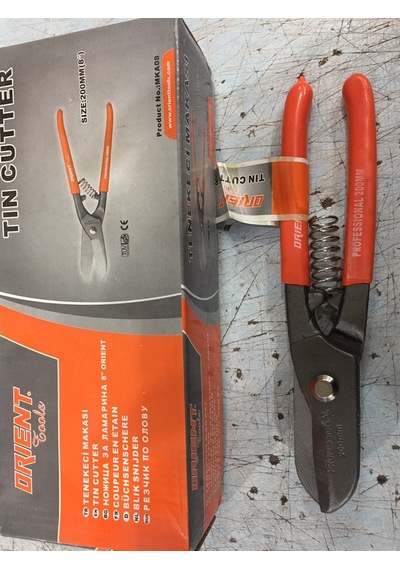 Tenekeci Makası Orient 200Mm Yaylı Profesyonel