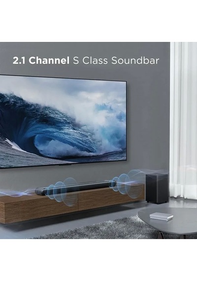 Tcl 2.1 Kanal Ses Çubuğu Kablosuz Subwoofer S4210 Black