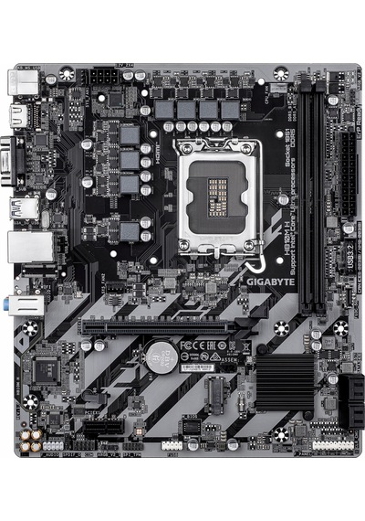 Gigabyte H810m H Ddr5 6400mhz Oc M.2 Vga/hdmı Pcıe 4.0 1851p Matx Anakart