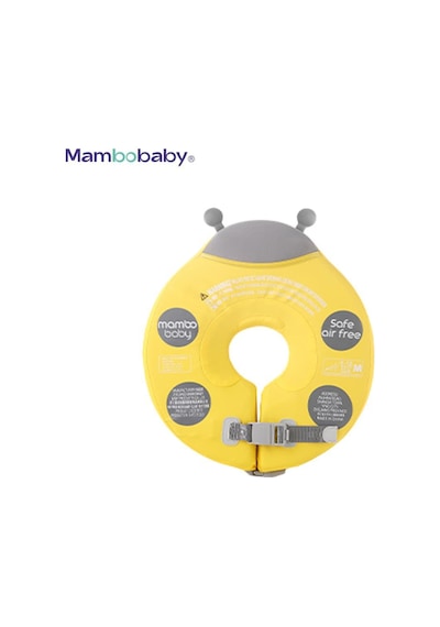 Mambobaby Boyun Destekli Yüzme Simidi - Sarı Uğur Böceği