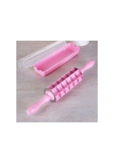 Pembe 7 Bıçaklı Mantı Merdane Mantı Kesme Aparatı