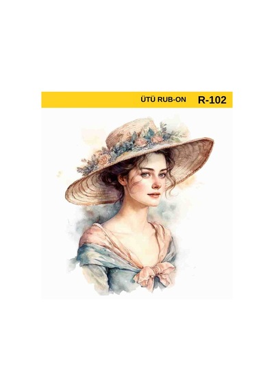 Ütü İle Rub On Transfer Kağıdı R-102 30x30 Cm