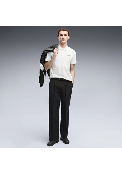 Puma Amf1 Essential Polo Beyaz Erkek T-shirt & Polo