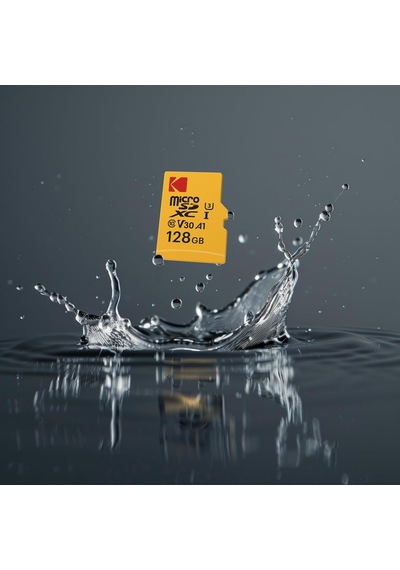 Smartree Kodak Mikro Sd Kart, 128 Gb, Uhs-ı U3 V30 A1 Microsdhc/xc Mikro Sd Hafıza Kartı 95 Mb/s'ye Kadar Okuma Hızı Yazma Hızı Maks. 85 Mb/s Ek Bellek Multimedya Cihazları