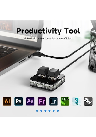 2 Tuşlu Mini Klavye Makro Klavye Mekanik Rgb Pın Klavyesi Programlanabilir Windows Ve Mac Için 2 Tuşlu Mini Klavye Makro Klavye Mekanik Rgb Pın Klavyesi Programlanabilir Windows Ve Mac Için